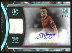 Diogo Jota [Sapphire] #MAR-DJ Soccer Cards 2022 Topps Museum Collection UEFA Champions League Autograph Relics Prices