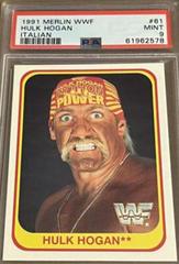 Hulk Hogan [Italian] #61 Wrestling Cards 1991 Merlin WWF Prices