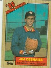 Jim Deshaies Baseball Cards 1987 Topps Prices