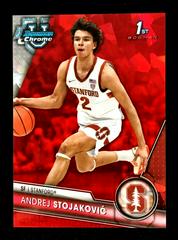 Andrej Stojakovic [Red] #73 Basketball Cards 2023 Bowman Chrome University Prices