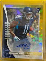 A.J. Brown [Gold Stars Autograph] #101 Football Cards 2019 Panini Absolute Prices