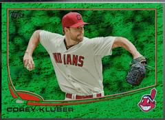 Corey Kluber [Emerald] #US105 Baseball Cards 2013 Topps Update Prices