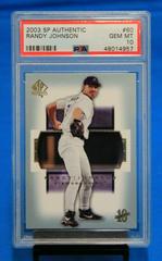 Randy Johnson #60 Baseball Cards 2003 SP Authentic Prices