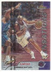 Vince Carter [w/ Coating] Basketball Cards 1999 Finest Prices
