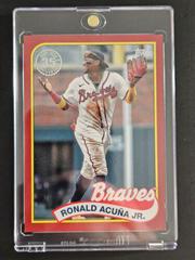 Ronald Acuna Jr. [Red] #89B-17 Baseball Cards 2024 Topps 1989 Prices