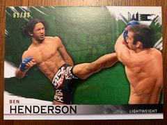 Ben Henderson [Green] #125 Ufc Cards 2010 Topps UFC Knockout Prices