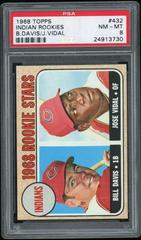 Indian Rookies [B. Davis, J. Vidal] #432 Baseball Cards 1968 Topps Prices