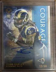 Todd Gurley [Autograph Courage] #181 Football Cards 2015 Topps Valor Prices