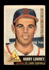 Harry Lowrey Baseball Cards 1953 Topps Prices
