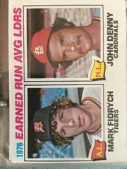 ERA Leaders [M. Fidrych, J. Denny] #7 Baseball Cards 1977 Topps Prices