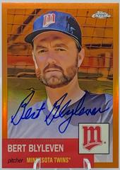 Bert Blyleven [Orange] #CPA-BB Baseball Cards 2022 Topps Chrome Platinum Anniversary Autographs Prices