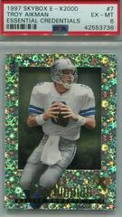 Troy Aikman [Essential Credentials] #7 Football Cards 1997 Skybox E X2000 Prices