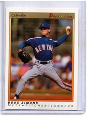 Doug Simons Baseball Cards 1991 O Pee Chee Premier Prices