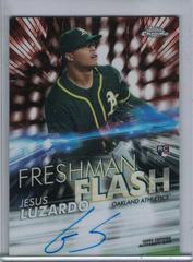 Jesus Luzardo [Orange Refractor] #FFA-JL Baseball Cards 2020 Topps Chrome Freshman Flash Autographs Prices