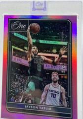 Jayson Tatum [Pink] #1 Basketball Cards 2021 Panini One and One Prices