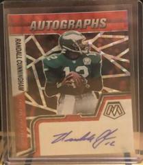 Randall Cunningham [Red] Football Cards 2022 Panini Mosaic Autographs Prices