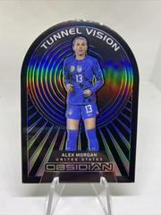 Alex Morgan [Blue] #25 Soccer Cards 2022 Panini Obsidian Tunnel Vision Prices