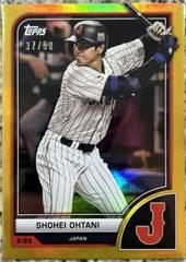Shohei Ohtani [SP Variation Gold Rainbow] #45 Baseball Cards 2023 Topps World Classic Prices