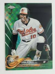 Adam Jones [Green Wave Refractor] #138 Baseball Cards 2018 Topps Chrome Prices