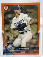 Walker Buehler [Orange] #59 Baseball Cards 2018 Bowman Prices