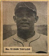 Dan Taylor #72 Baseball Cards 1936 World Wide Gum Prices