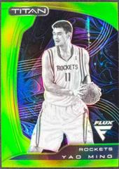 Yao Ming [Green] #25 Basketball Cards 2022 Panini Flux Titan Prices