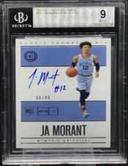 Ja Morant [Autograph] Basketball Cards 2019 Panini Encased Prices