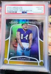 Kyle Hamilton [Spectrum Gold] #INT-20 Football Cards 2022 Panini Absolute Introductions Prices