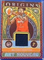 Aliyah Boston [Red] #AN-ABS Basketball Cards 2023 Panini Origins WNBA Art Nouveau Memorabilia Prices