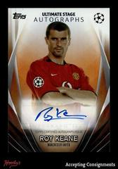Roy Keane [Orange Foilboard] #USA-RK Soccer Cards 2023 Topps UEFA Club Ultimate Stage Autograph Prices