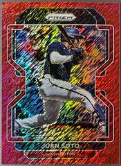 Juan Soto [Red Shimmer Prizm] Baseball Cards 2022 Panini Prizm Prices