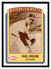 Carl Erskine #36 Baseball Cards 1990 Swell Greats Prices