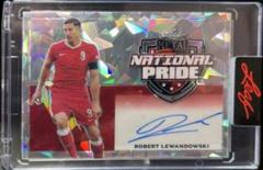 Robert Lewandowski [Prismatic Orange] Soccer Cards 2022 Leaf Metal National Pride Autographs Prices