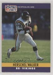 Herschel Walker #197 Football Cards 1990 Pro Set FACT Cincinnati Prices