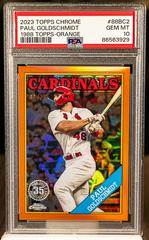 Paul Goldschmidt [Orange] #88BC-2 Baseball Cards 2023 Topps Chrome 1988 Prices