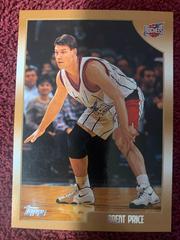 Brent Price Basketball Cards 1998 Topps Prices
