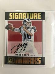 Jared Goff Football Cards 2018 Donruss Signature Marks Prices