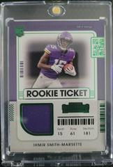 Ihmir Smith-Marsette Football Cards 2021 Panini Contenders Rookie Ticket Swatches Prices