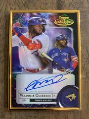 Vladimir Guerrero Jr. [Blue] #FA-VGJ Baseball Cards 2022 Topps Gold Label Framed Autographs Prices