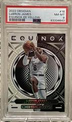 LeBron James [Yellow] #18 Basketball Cards 2022 Panini Obsidian Equinox Prices