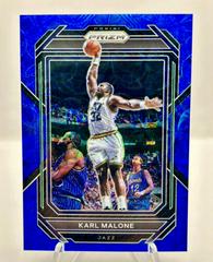Karl Malone [Choice Blue] Basketball Cards 2022 Panini Prizm Prices