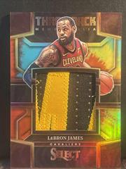 LeBron James [Tie Dye] Basketball Cards 2022 Panini Select Throwback Memorabilia Prices