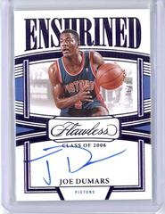 Joe Dumars [Amethyst] #20 Basketball Cards 2022 Panini Flawless Enshrined Signature Prices