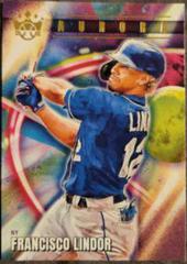 Francisco Lindor #AU-19 Baseball Cards 2022 Panini Diamond Kings Aurora Prices