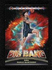 Paolo Banchero #12 Basketball Cards 2022 Panini Origins Big Bang Prices