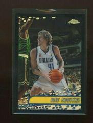 Dirk Nowitzki [Black Refractor] #49 Basketball Cards 2001 Topps Chrome Prices