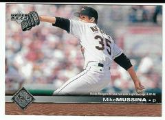 Mike Mussina #22 Baseball Cards 1997 Upper Deck Prices
