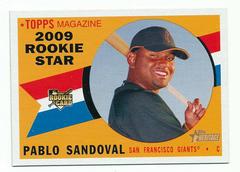 Pablo Sandoval #42 Baseball Cards 2009 Topps Heritage Prices