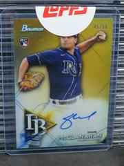 Shane McClanahan [Gold Refractor] Baseball Cards 2021 Bowman Sterling Rookie Autographs Prices