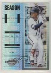 Ozzie Albies [Hyper] Baseball Cards 2018 Panini Chronicles Contenders Optic Prices